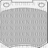 BORG & BECK BBP1054 Brake Pad Set, disc brake